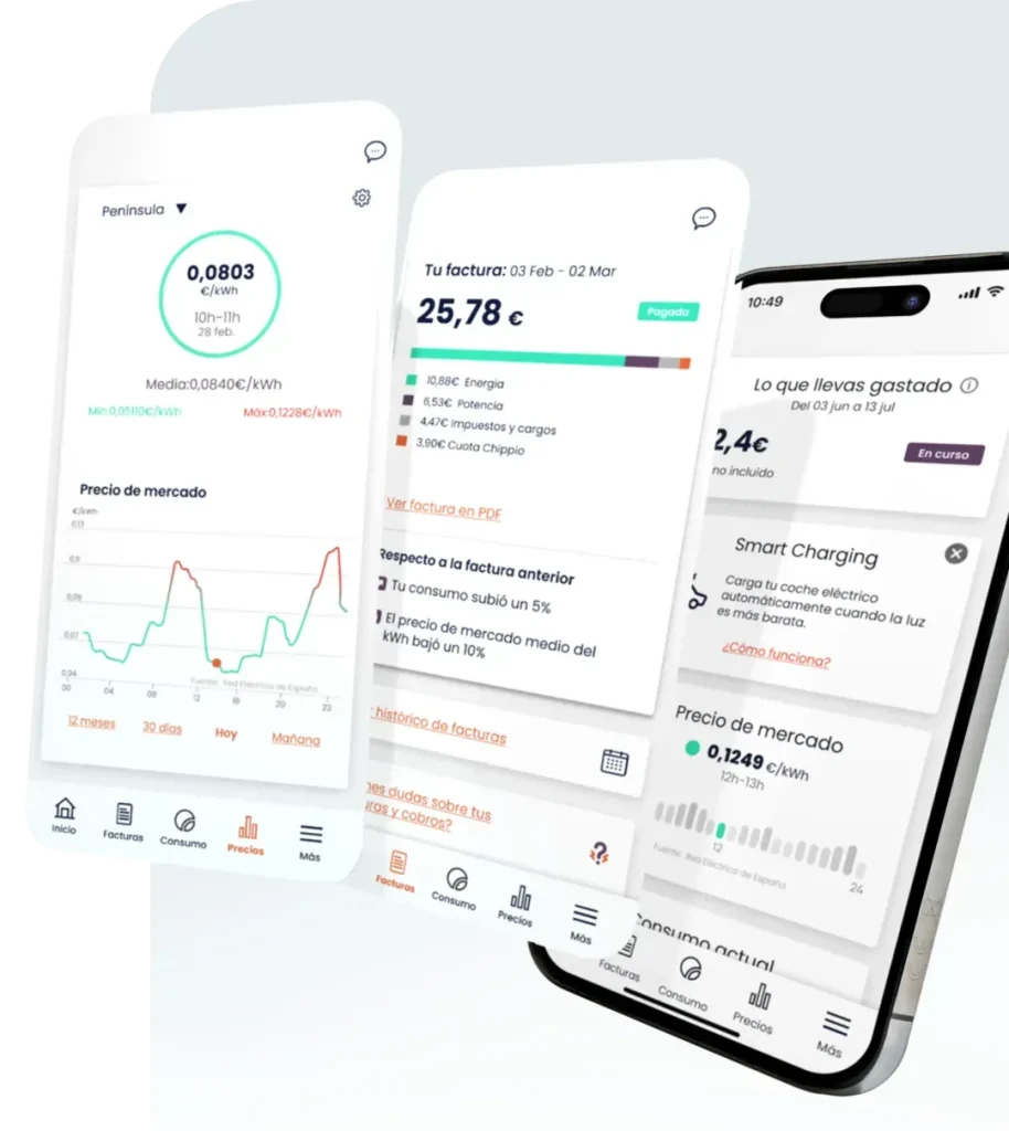 Controla tu gasto desde la app de Chippio