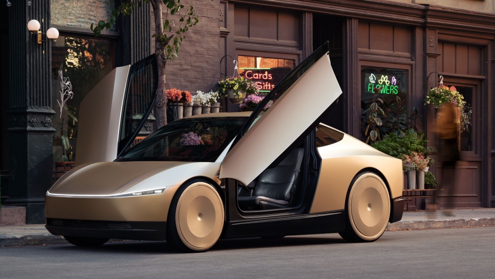 Este es el taxi del futuro, el robotaxi de Tesla. 100% autónomo